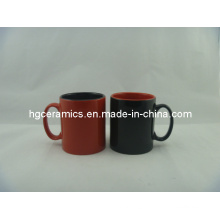 10oz Coffee Mug, 10oz Ceramic Mug, 10oz Two Tone Color Mug